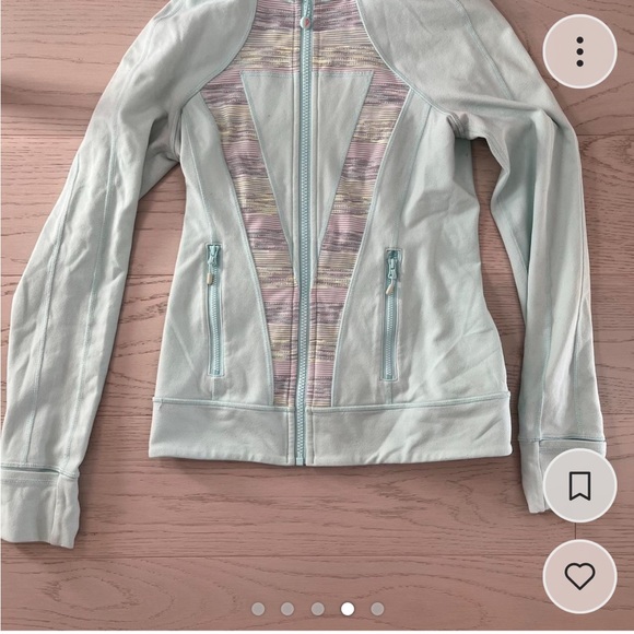 Ivivva sweater with zip up pockets and thumbholes - size 12 - Picture 4 of 5